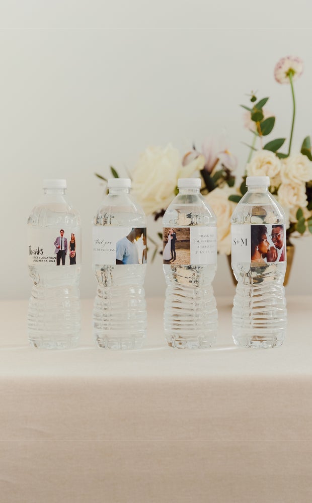 Category Slider - Photo Water Bottle Labels