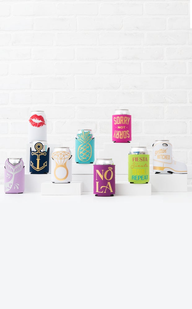 Category Slider - Unique Shaped Neoprene Can Foam Drink Holders
