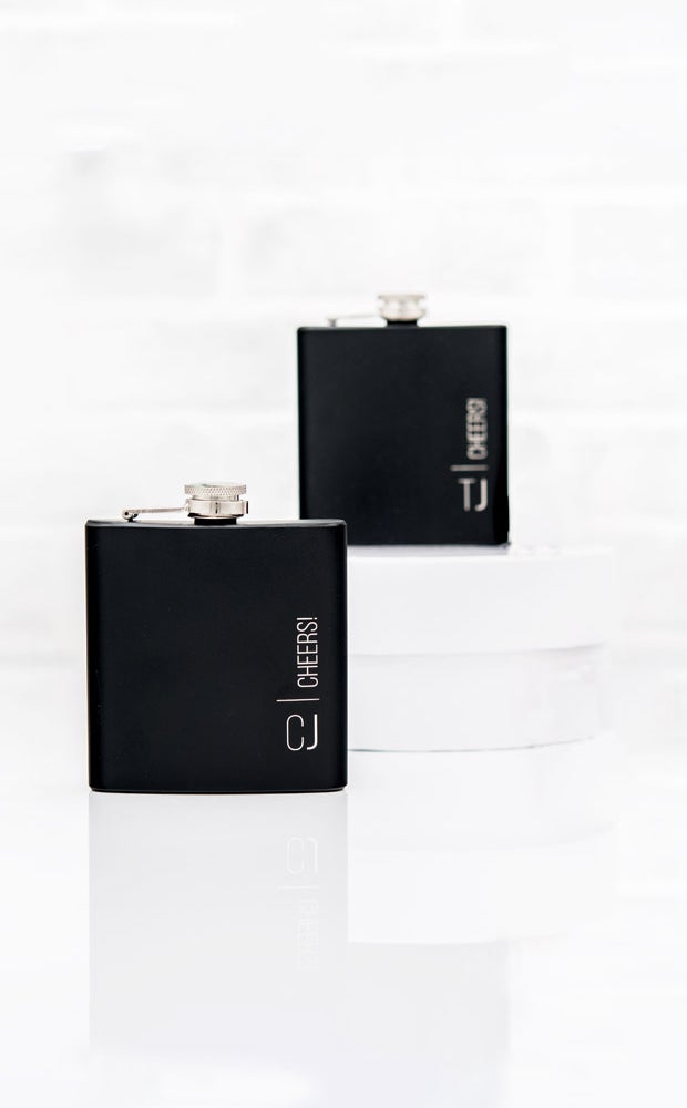 classic black flasks