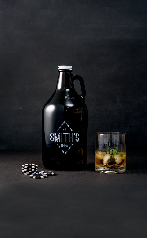 Category Slider - Amber Glass Beer Growlers