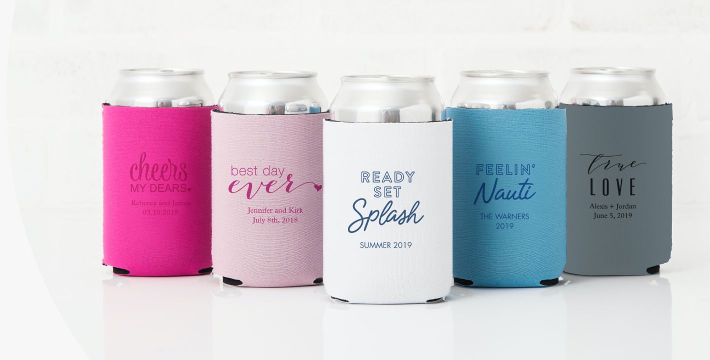 Personalized Neoprene Foam Can Drink Holders