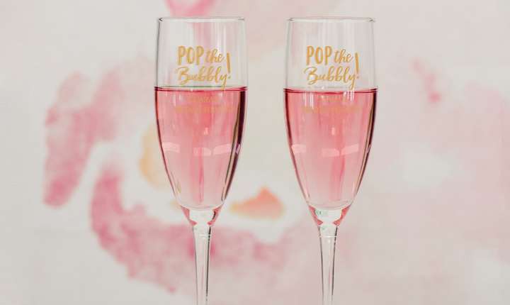 Personalized 5.75 oz. Champagne Flute Favor