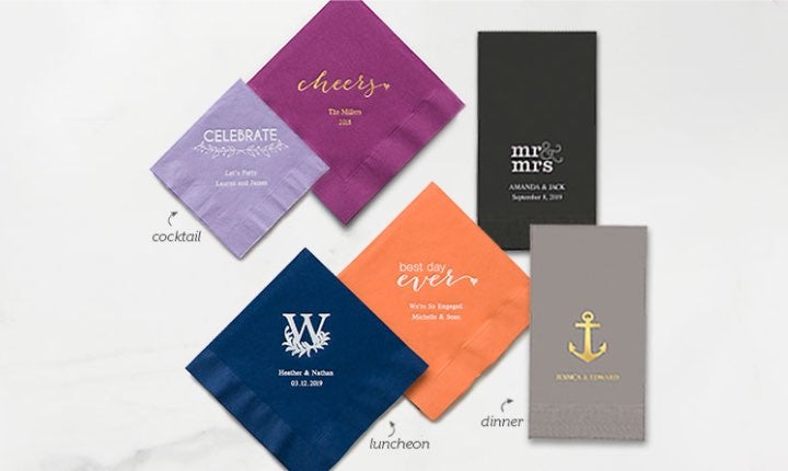 Personalized Paper Napkins