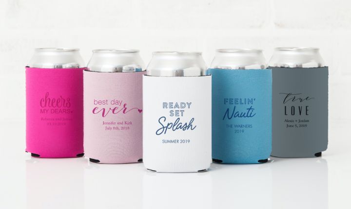 Personalized Neoprene Foam Can Drink Holders