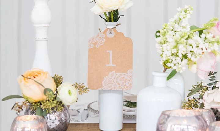 Table Numbers, Place Cards & Holders