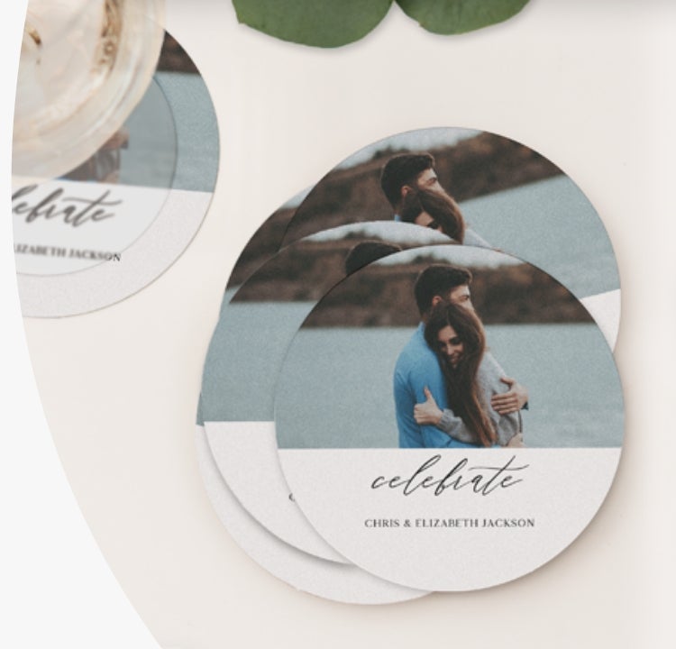 Landing Page - Personalized Paper Coasters